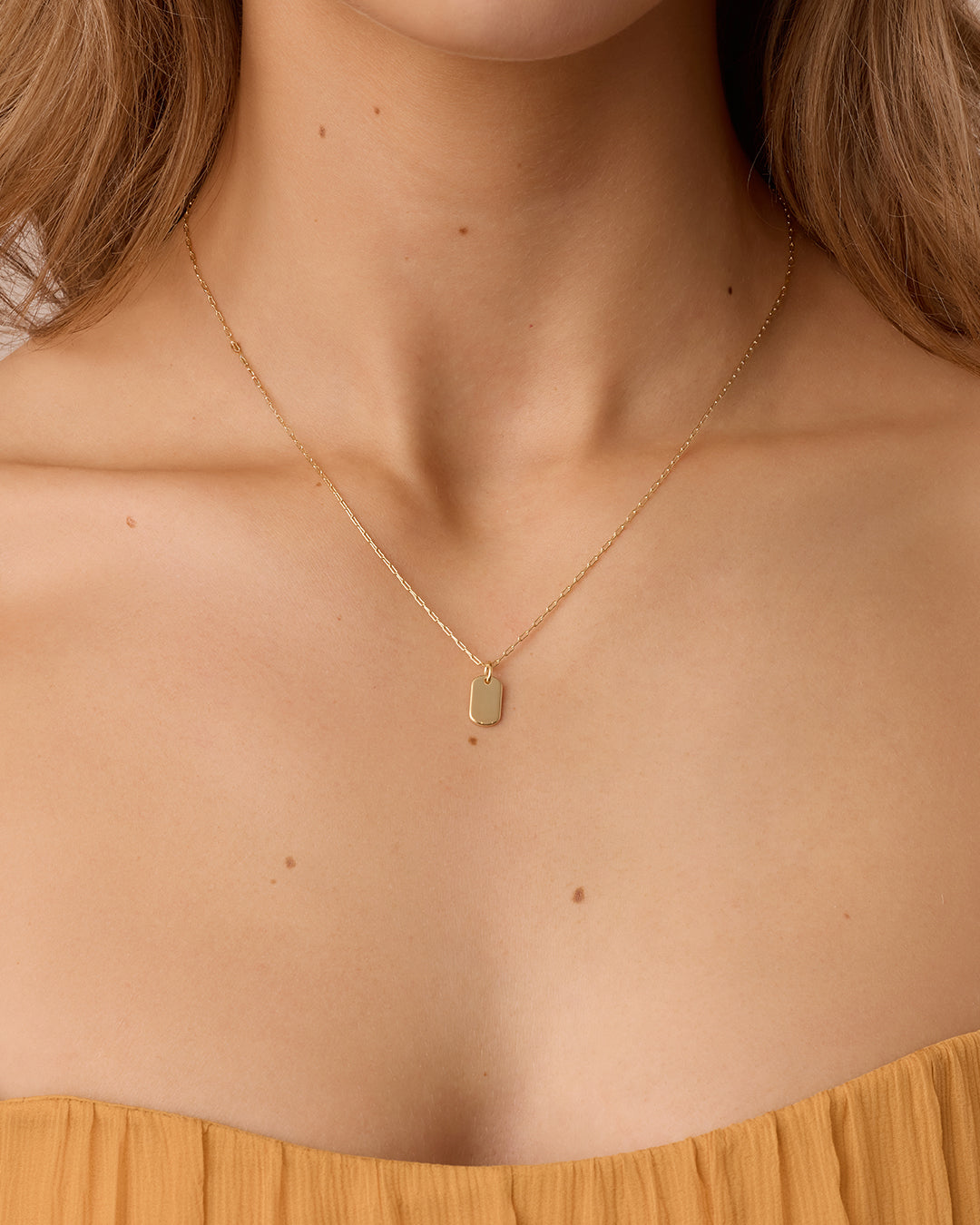 Alternative view of Bespoke Dog Tag Necklace