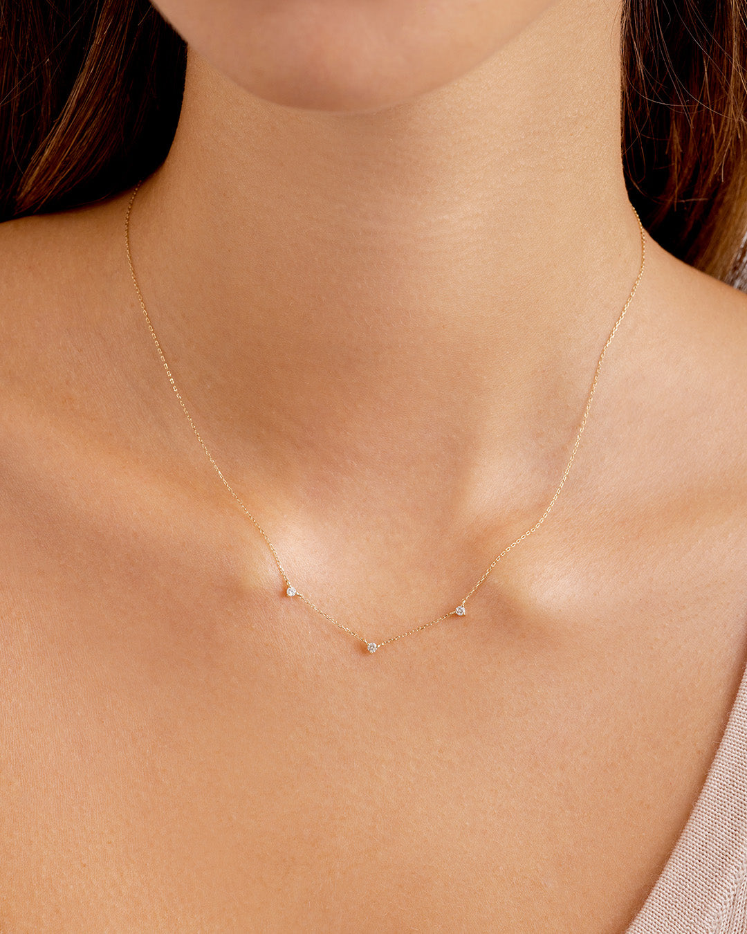 Alternative view of Diamond Eve Necklace