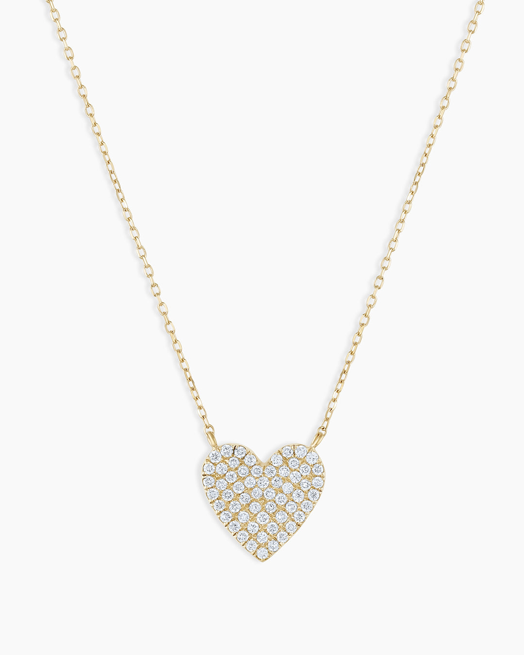 Diamond Pavé Heart Necklace