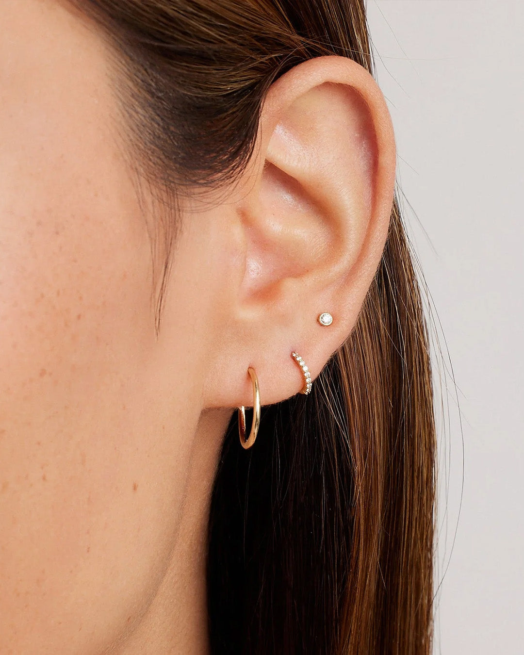 14k Gold Classic Single Huggie - Image 11