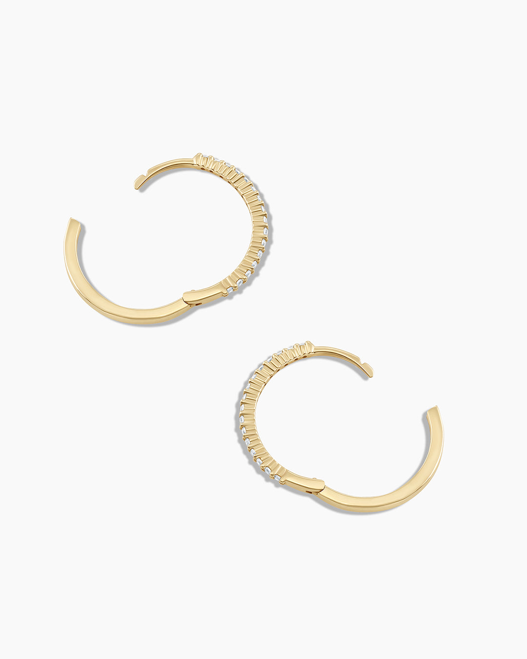 Diamond Pavé Huggies - Image 12