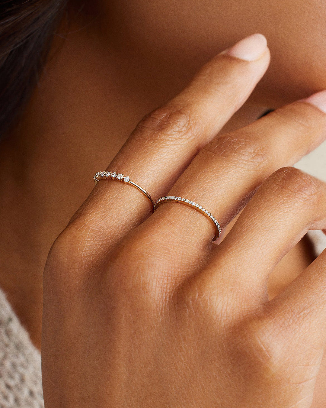 Alternative view of Diamond Bar Eternity Ring