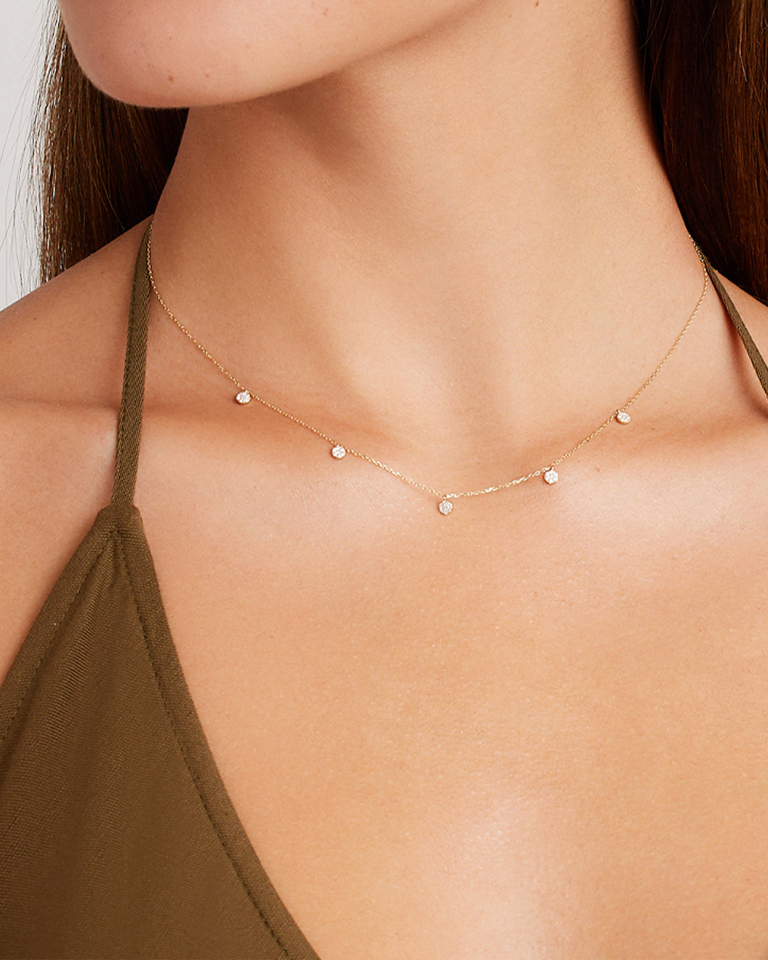 Alternative view of Diamond Pavé Flutter Necklace