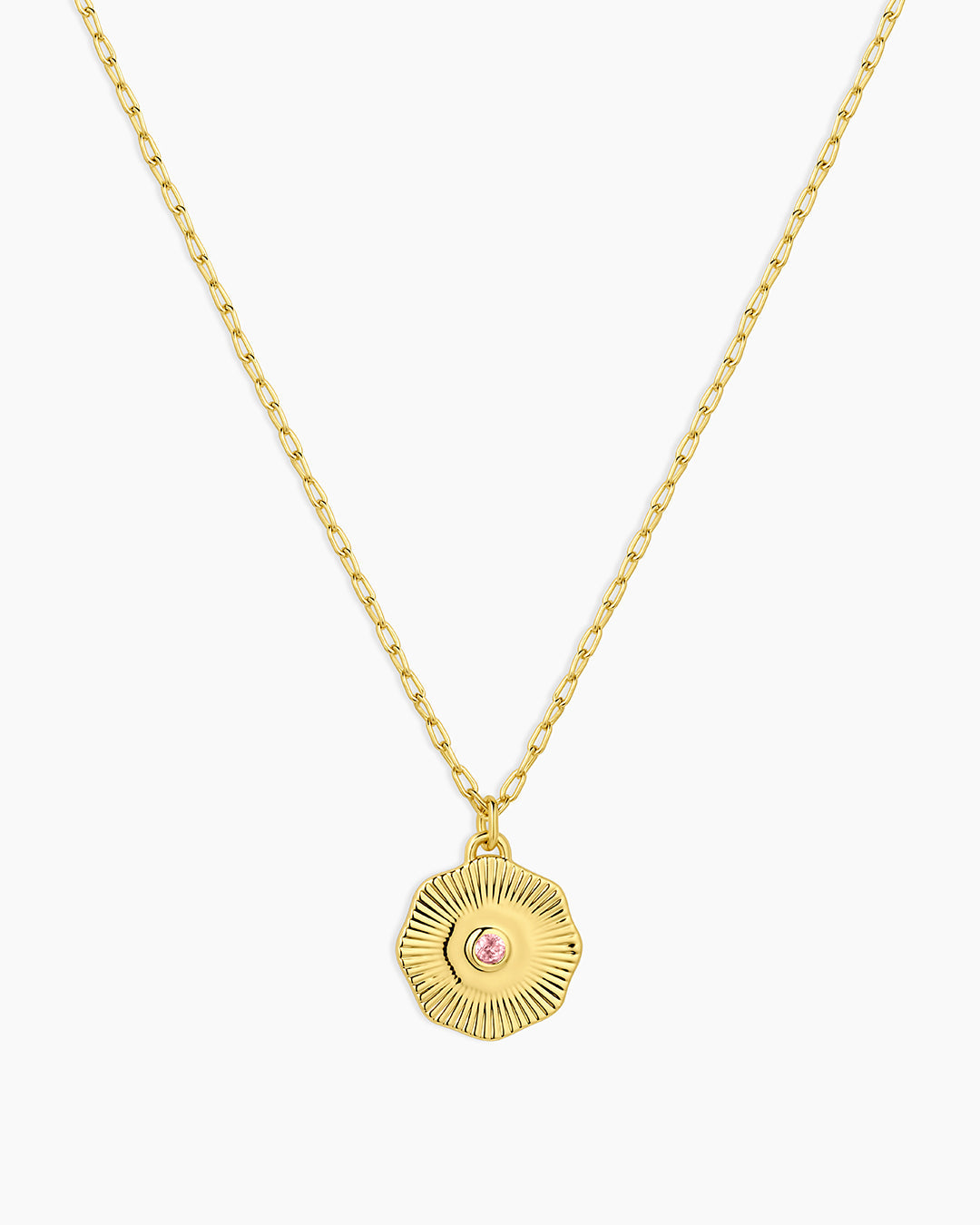 Alternative view of Birthstone Coin Necklace