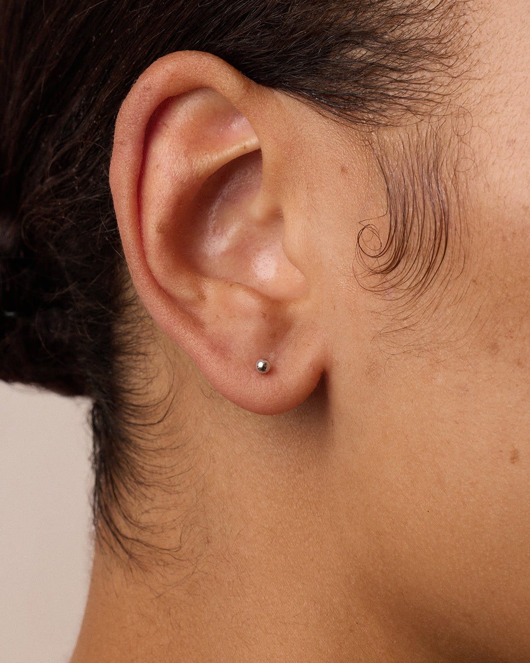 14k Gold Newport Flat Back Studs - Image 5