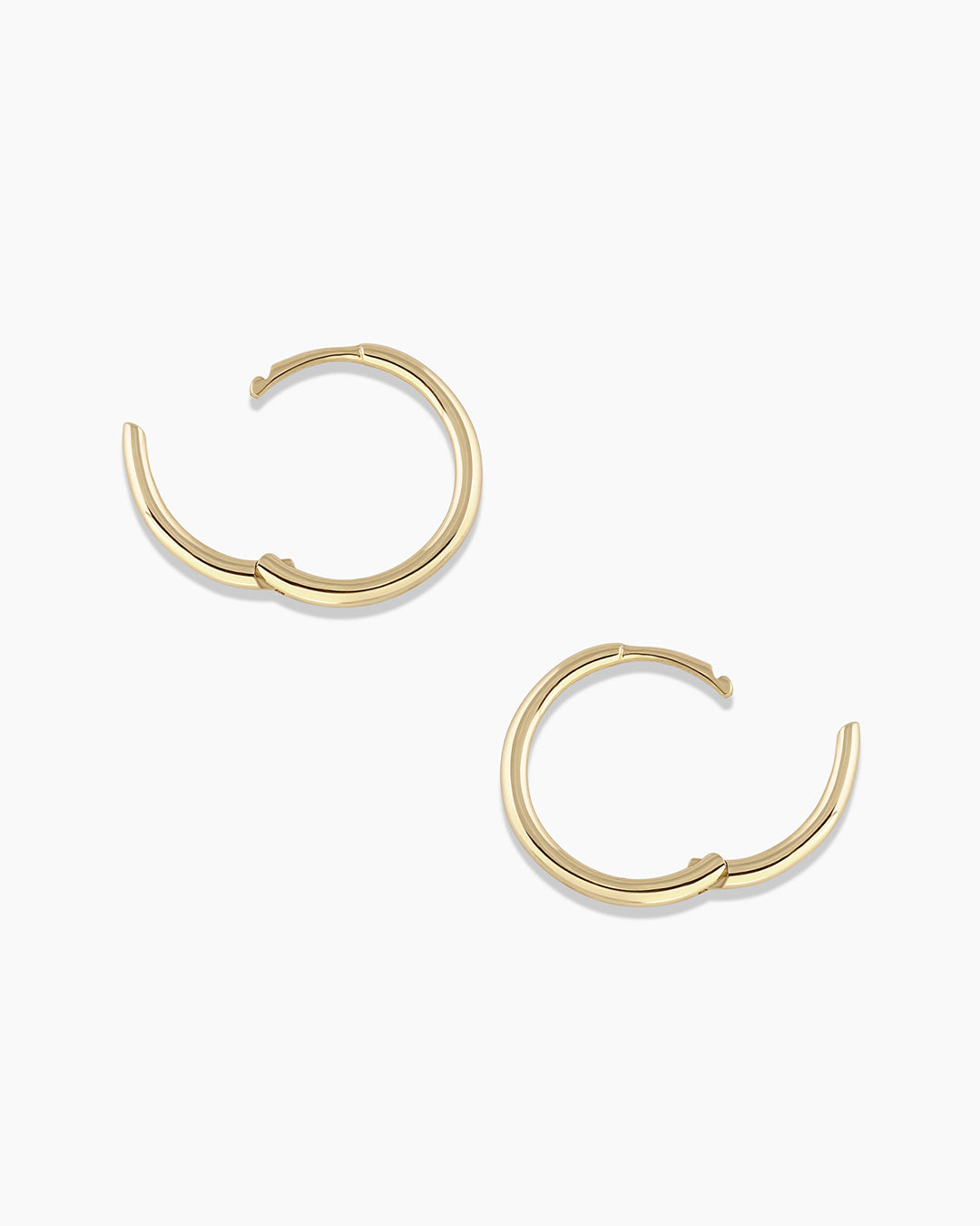 14k Gold Classic Huggies - Image 11