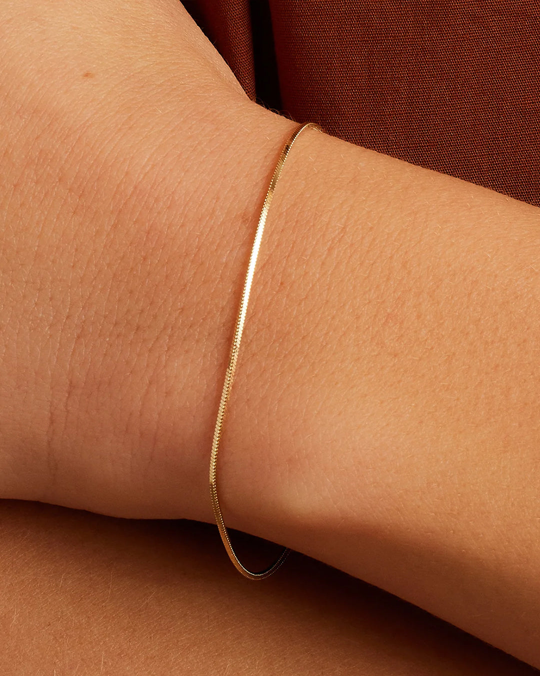 Alternative view of 14k Gold Micro Mini Venice Bracelet