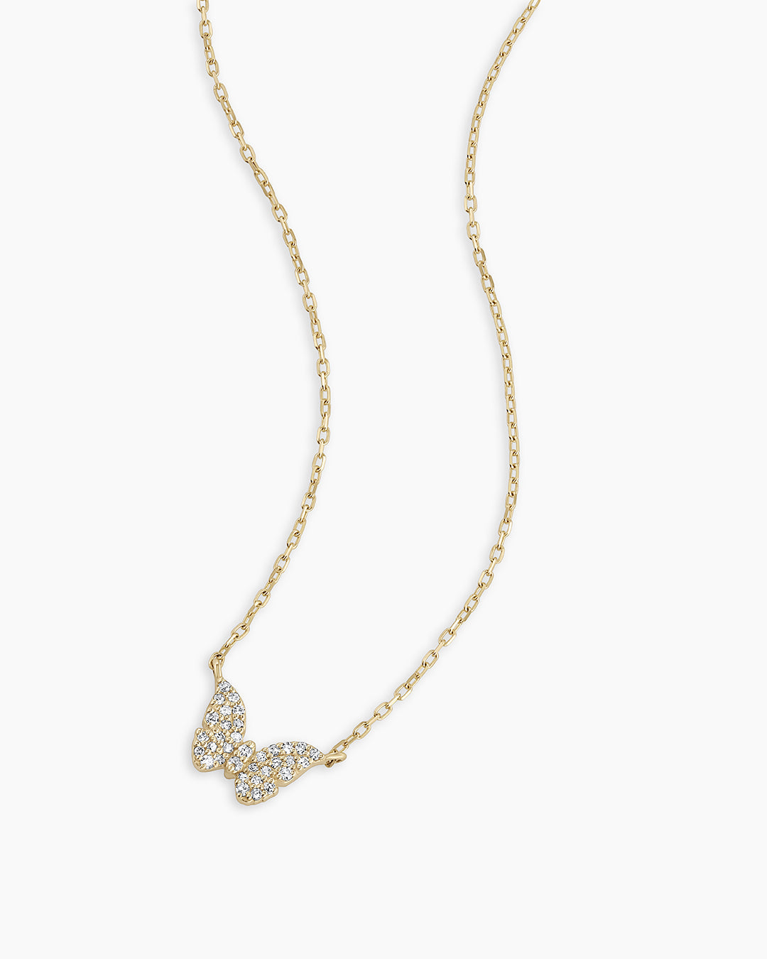 Diamond Butterfly Necklace - Image 3
