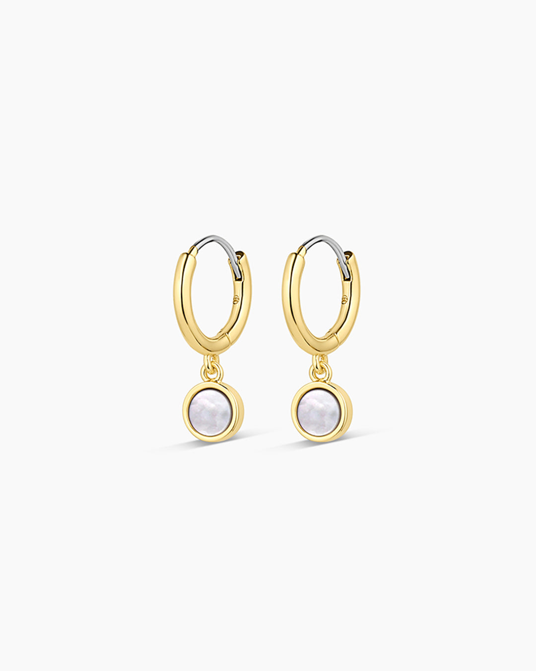 Rose Marble Coin Huggies - Image 4