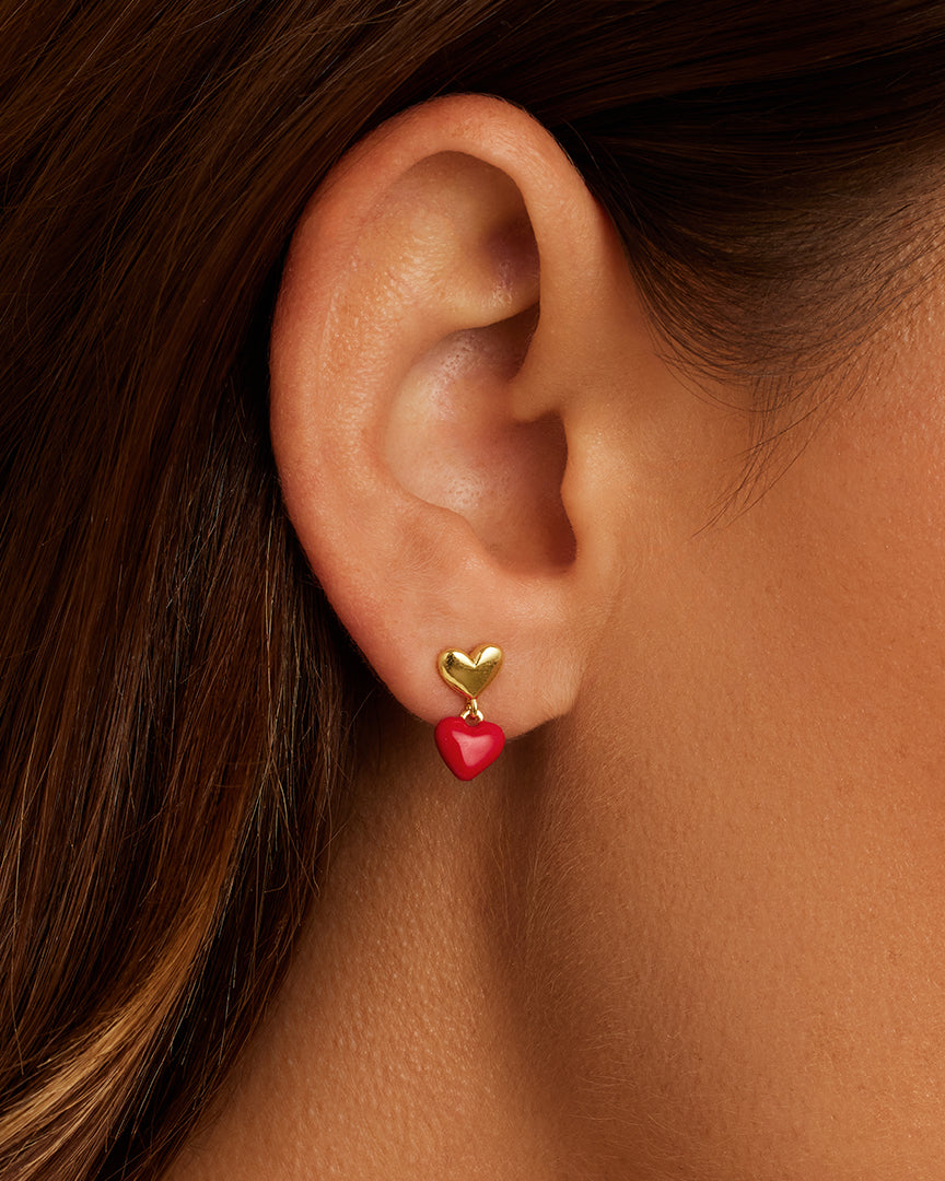 Alternative view of Amour Earrings Red
