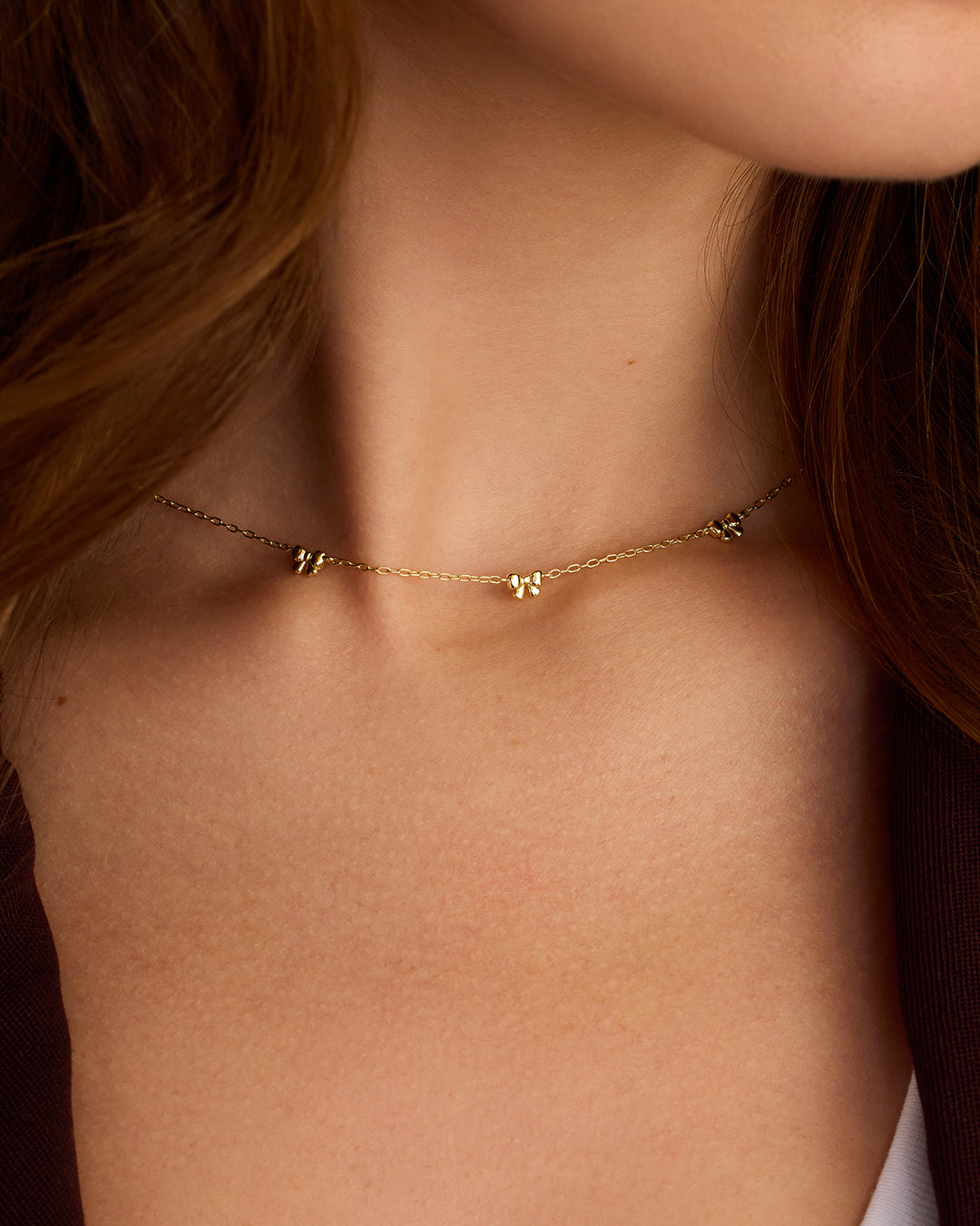 Alternative view of Mini Bow Necklace