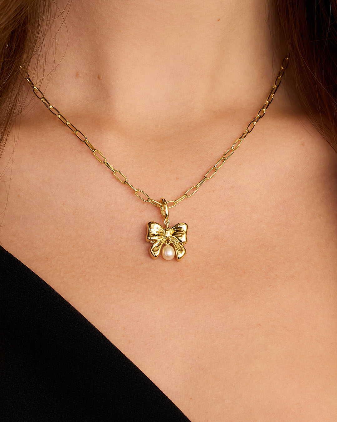 Alternative view of Bow Pearl Parker Charm