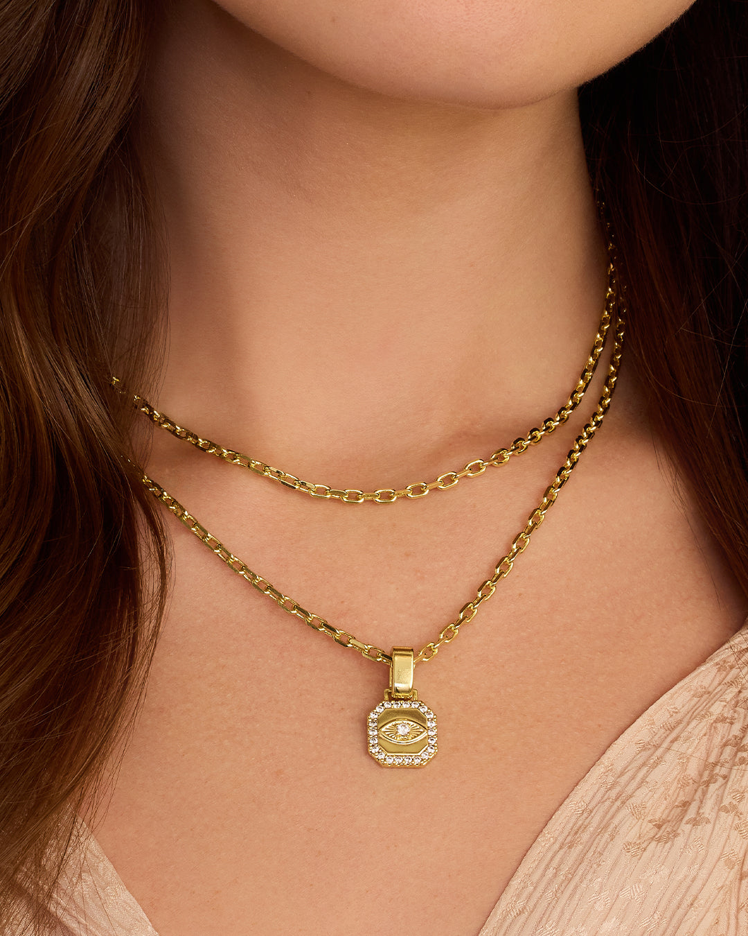 Alternative view of Shimmer Evil Eye Tag Charm