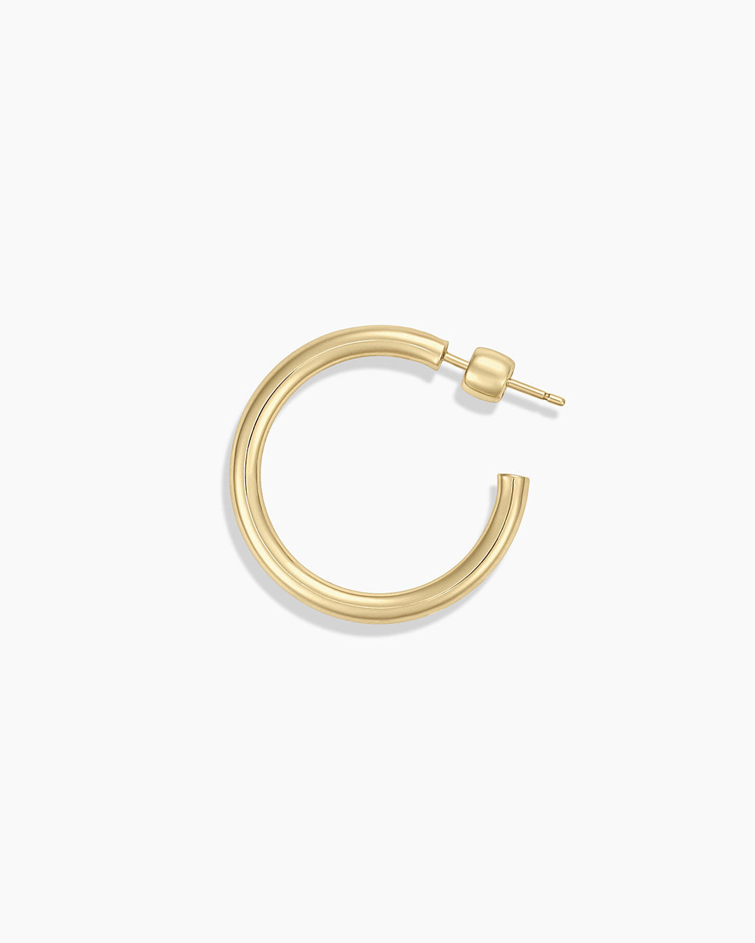 14k Gold Carter Single Hoop - Image 8