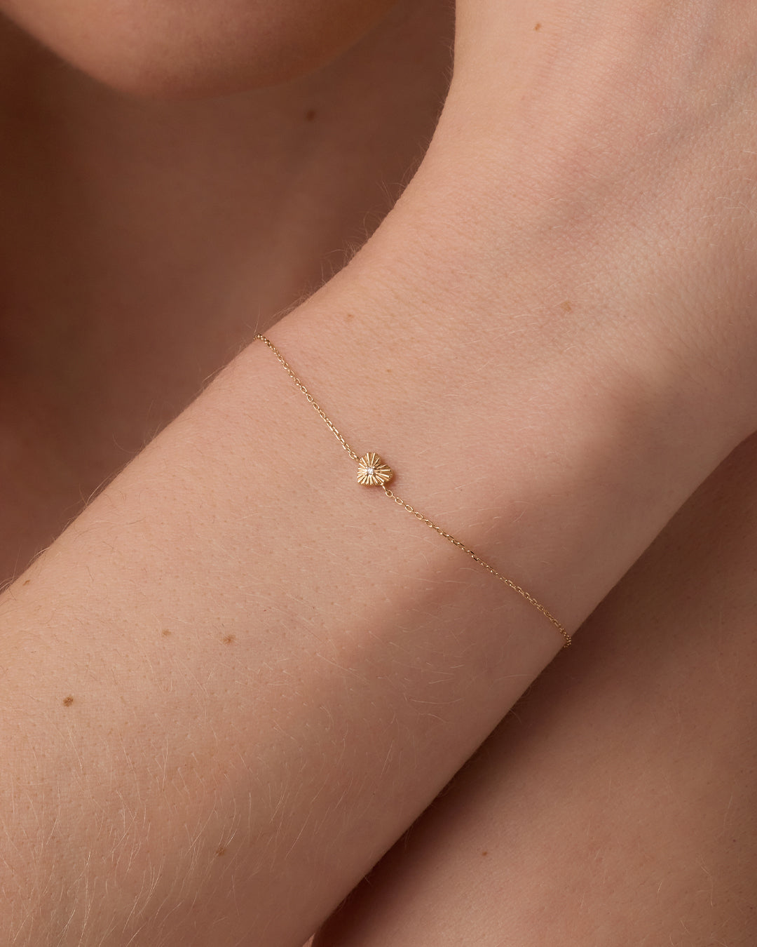 Alternative view of Diamond Vintage Heart Bracelet