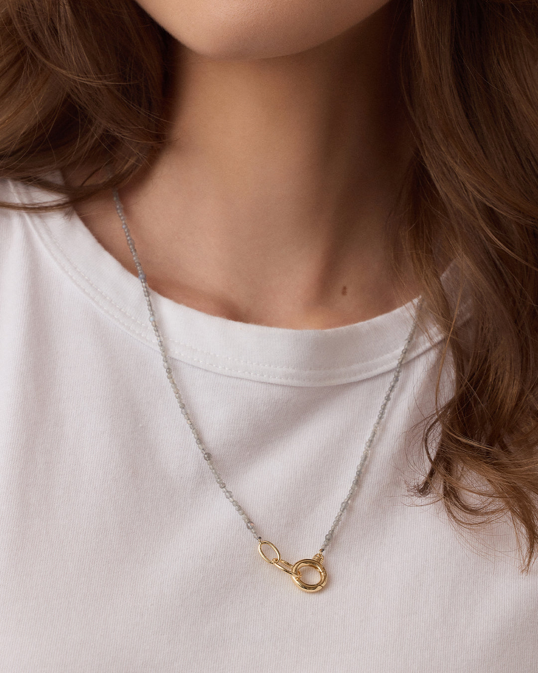 Power Gemstone Long Beaded Necklace - Image 7