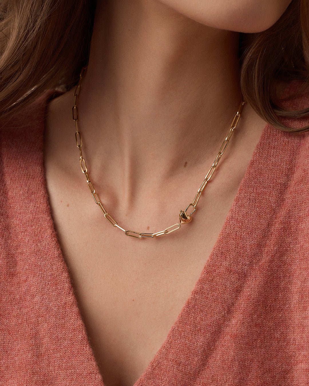 Alternative view of Heart Padlock Necklace