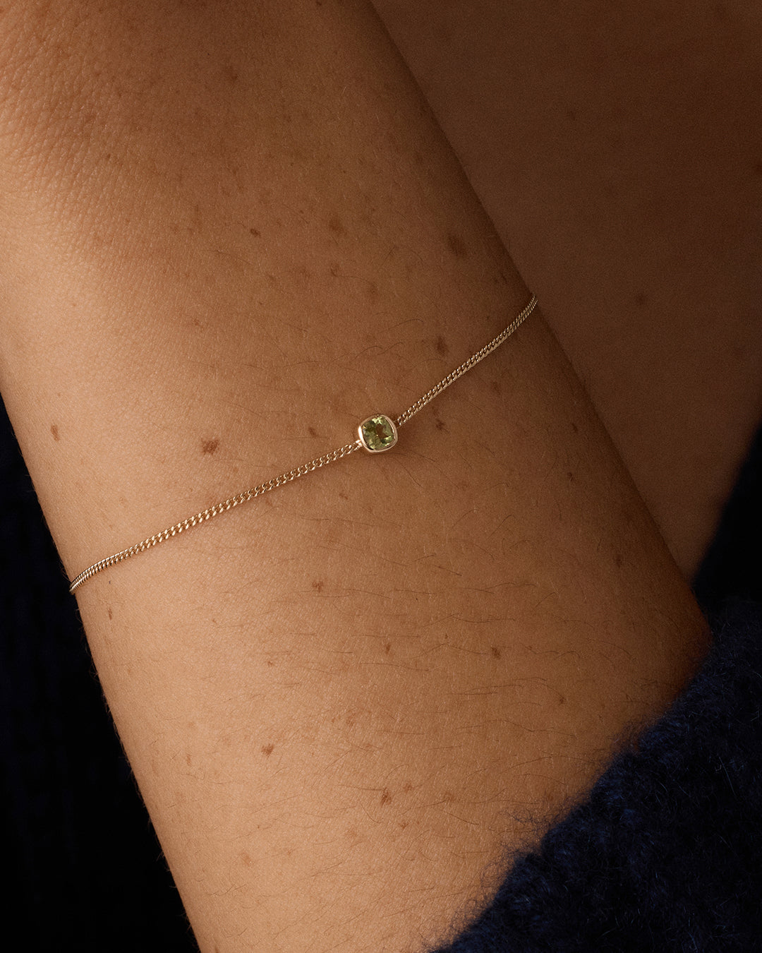 Alternative view of 14k Gold Wilder Birthstone Bracelet