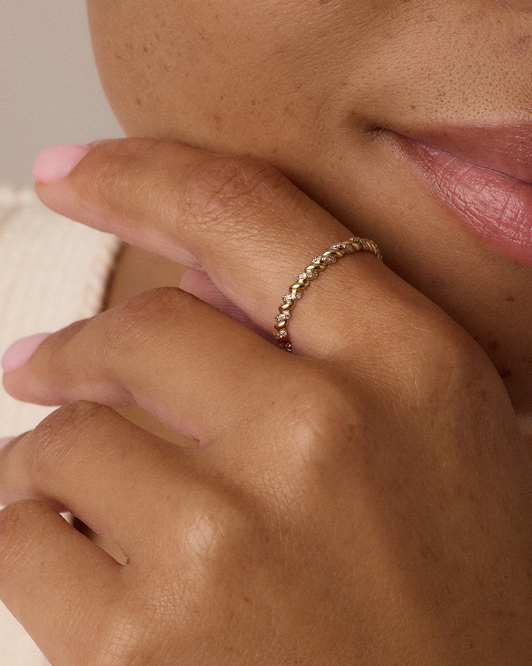 Alternative view of Diamond Crew Ring