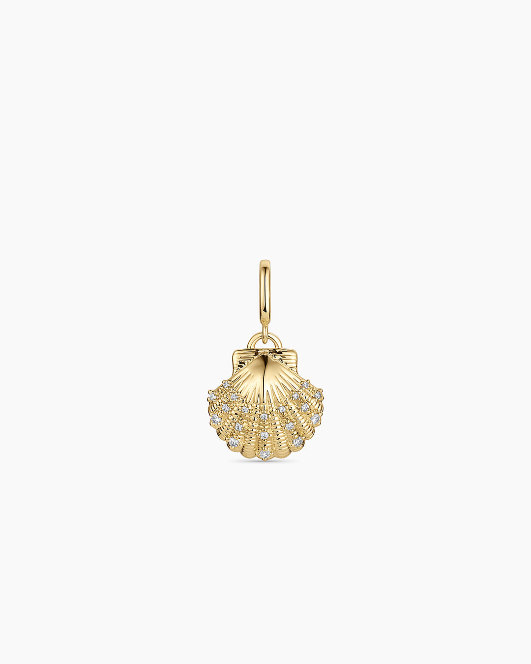 Shimmer Scallop Shell Parker Charm