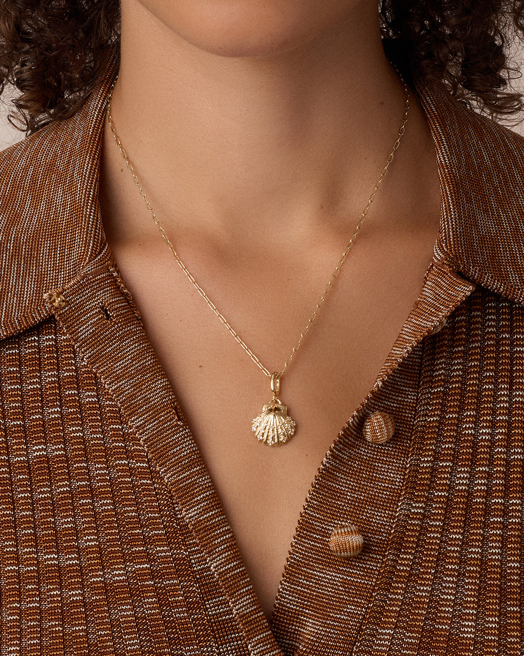 Alternative view of Shimmer Scallop Shell Parker Charm