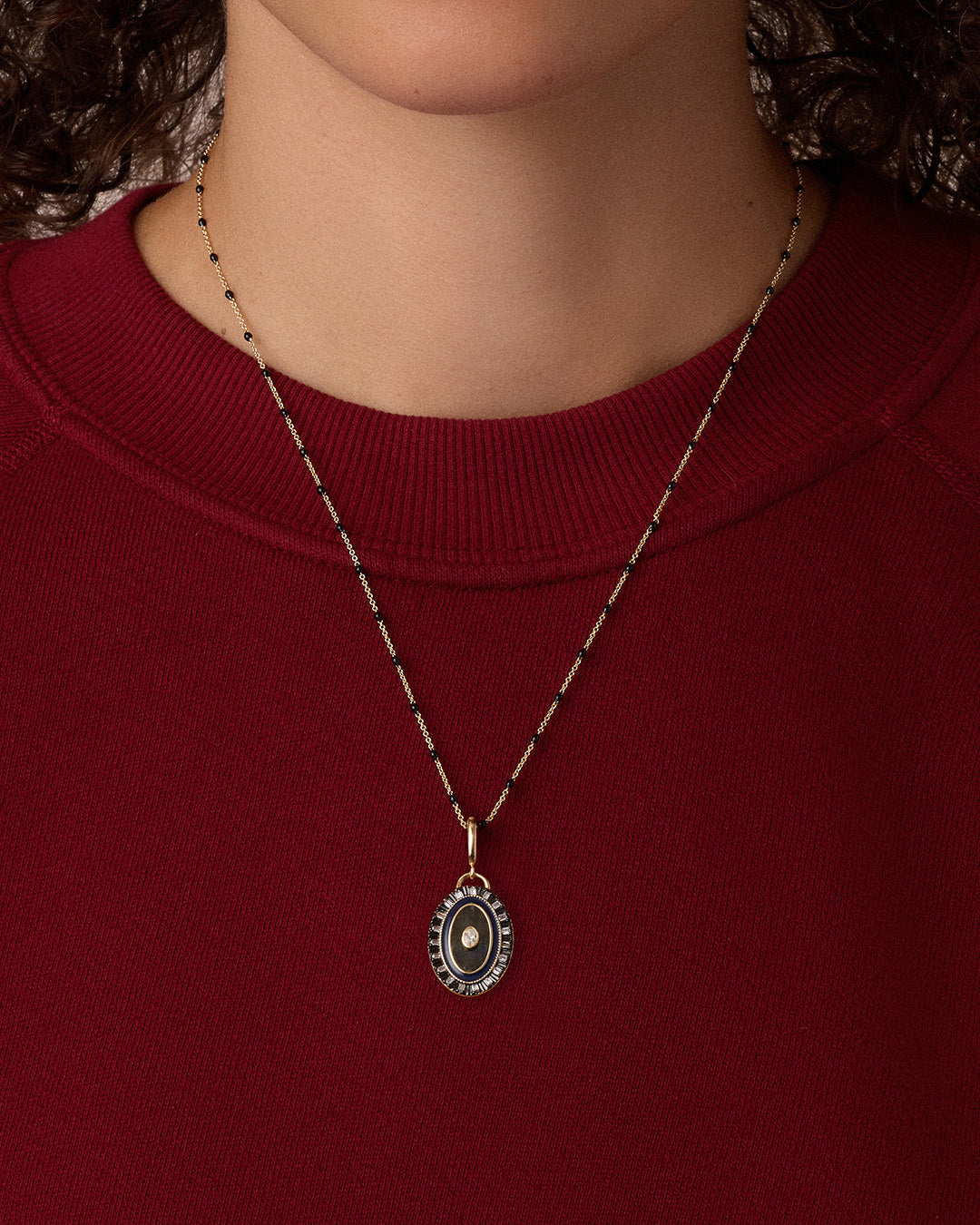 Alternative view of Vintage Coin Charm Necklace