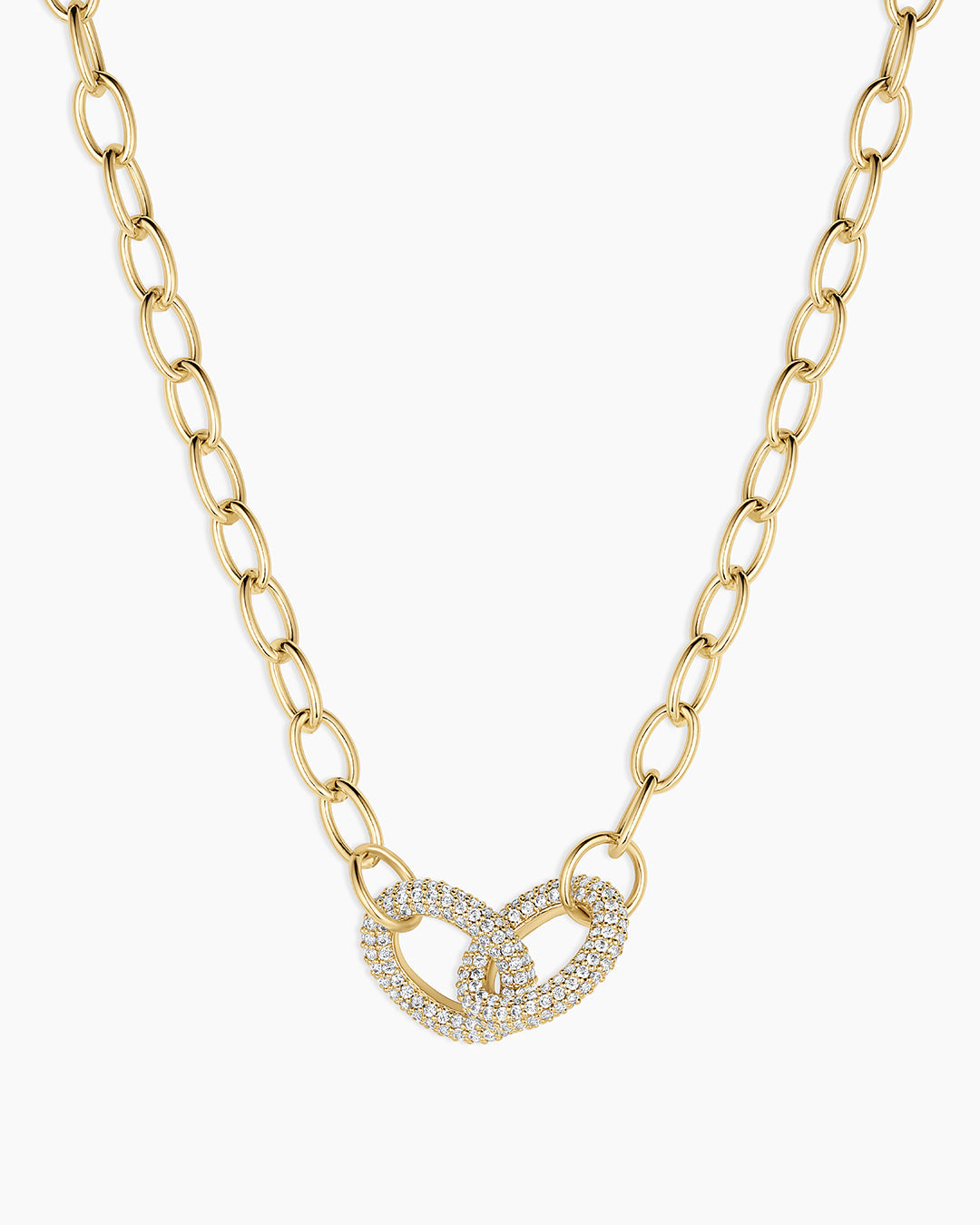 Lou Shimmer Interlocking Necklace