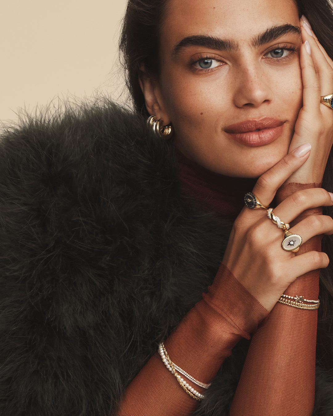 Vintage Burst Coin Ring - Image 3