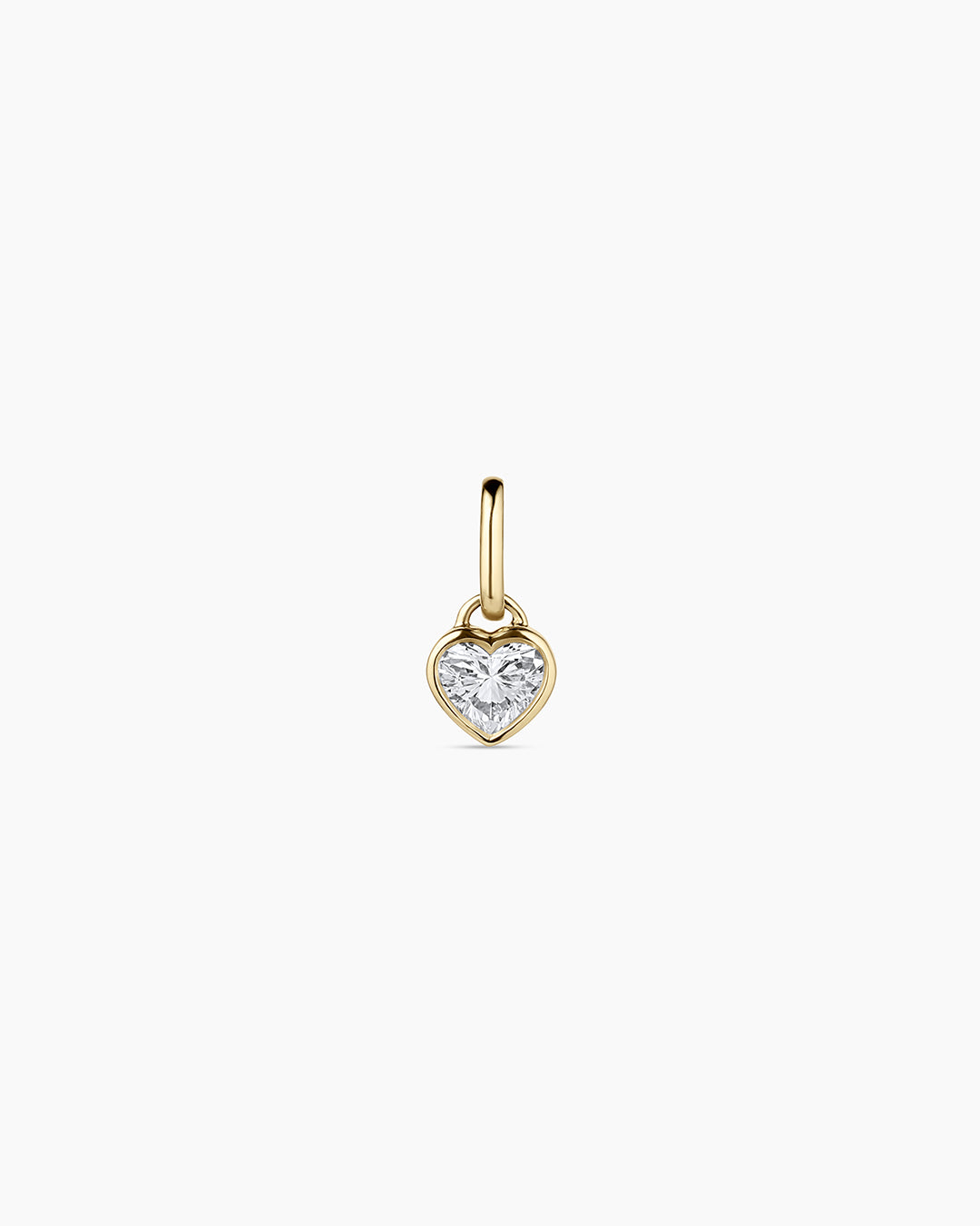 Lab Grown Diamond Heart Charm