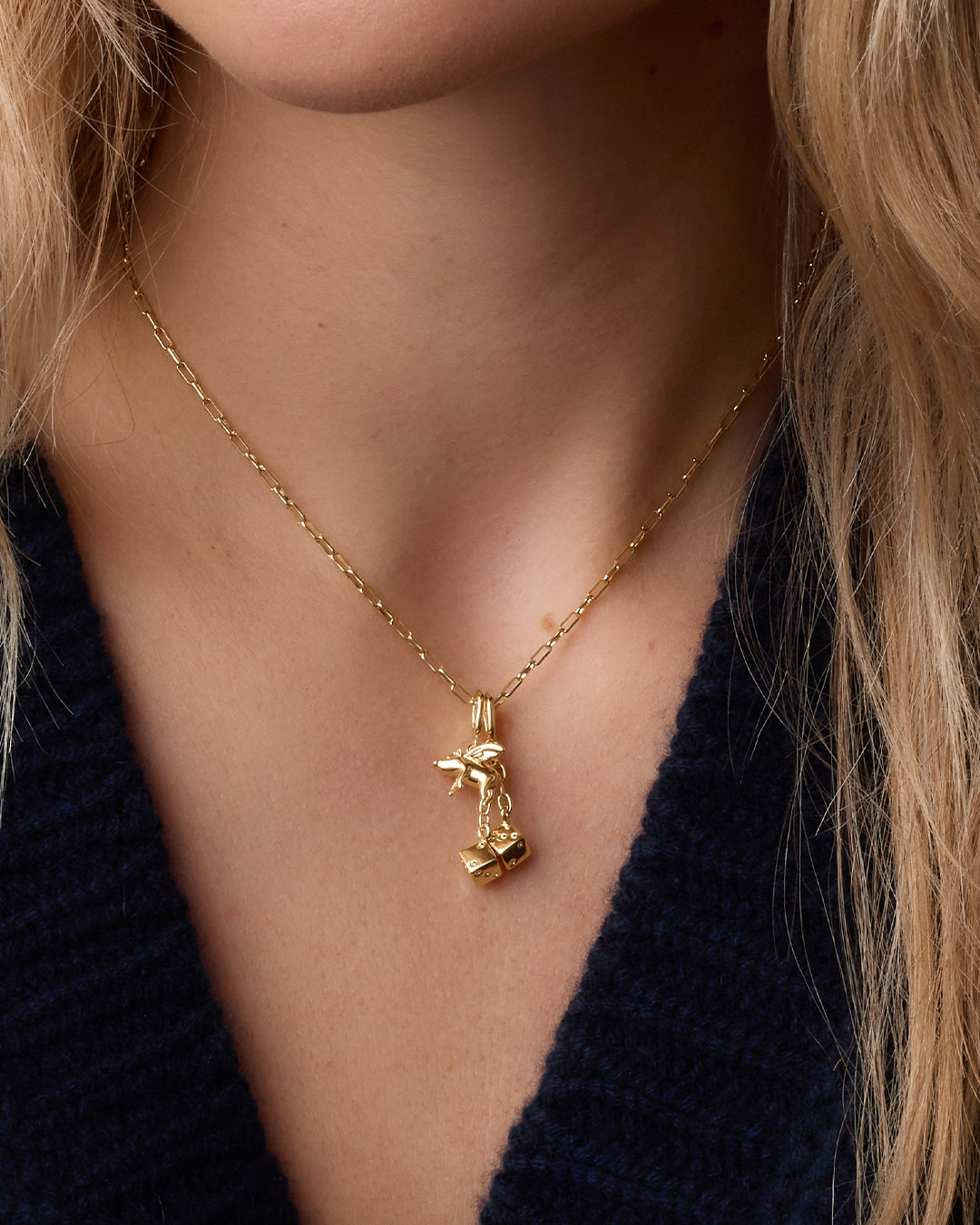 Alternative view of Lucky Parker Charm Necklace