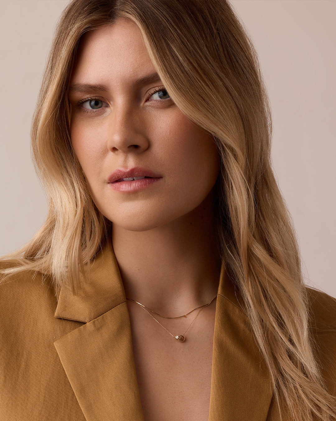 Diamond Bond Interlocking Rose Necklace - Image 3