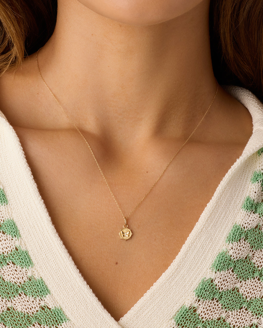 Alternative view of Diamond Butterfly Charm