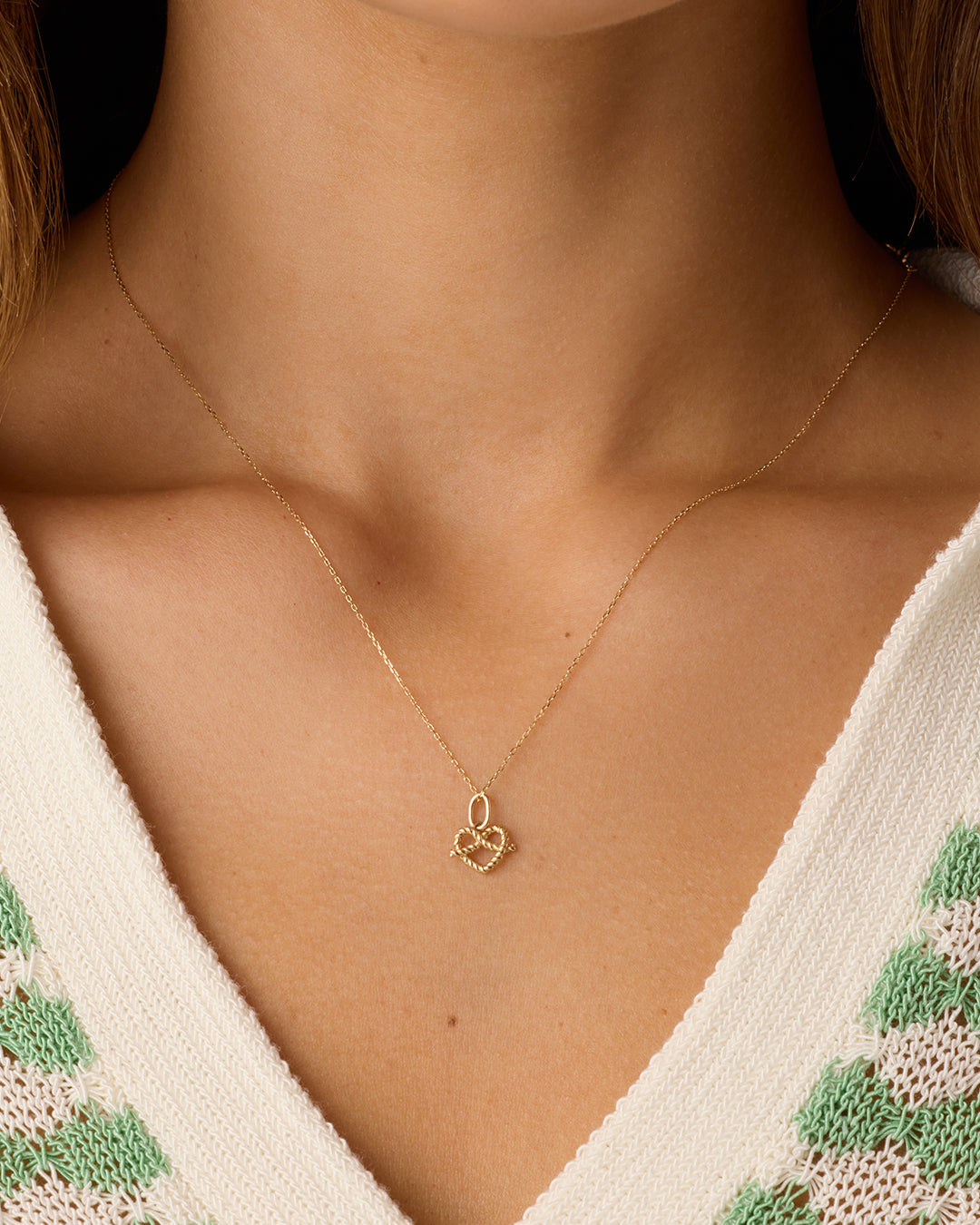 Alternative view of 14k Gold Love Knot Charm