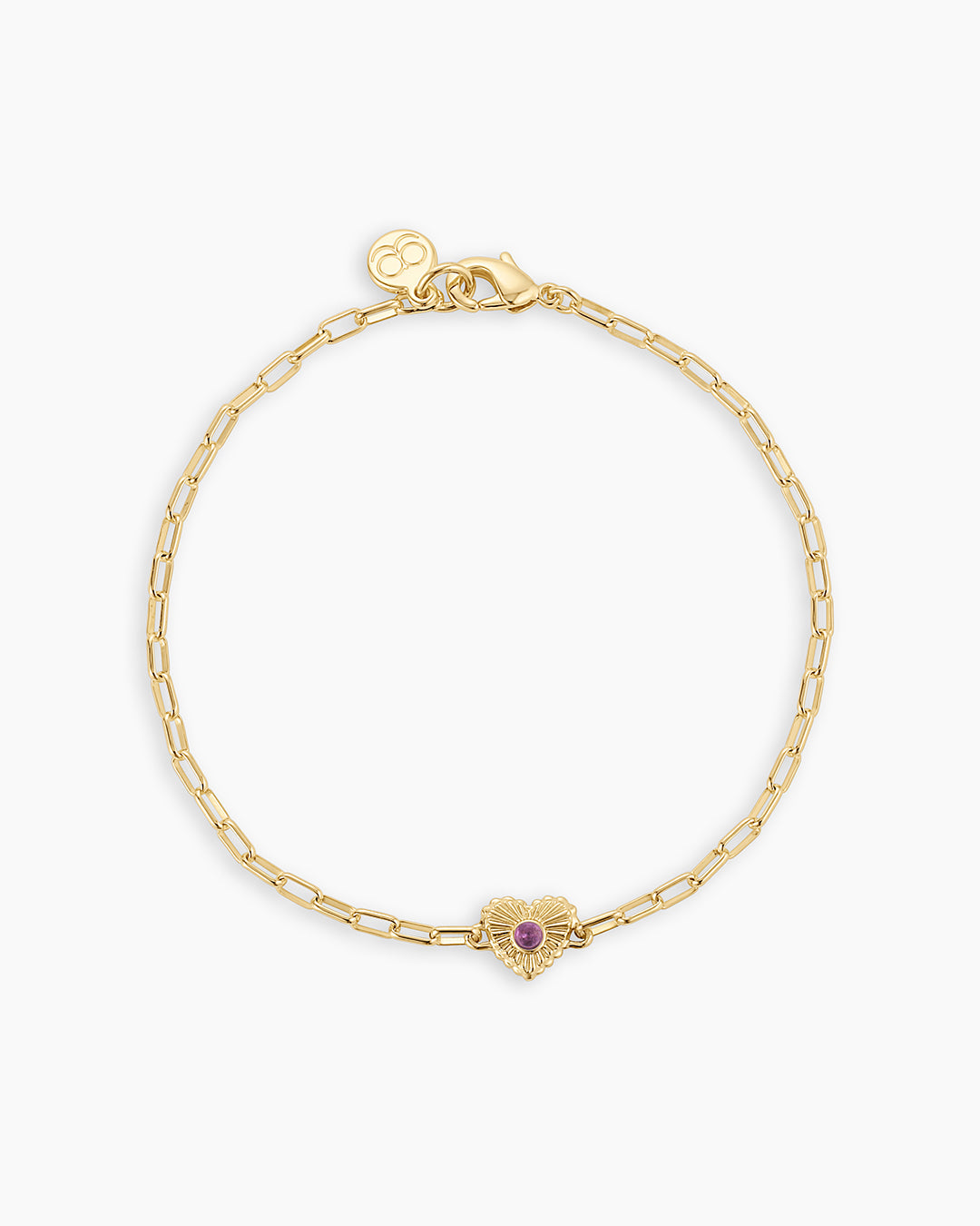 Birthstone Heart Bracelet - Image 17
