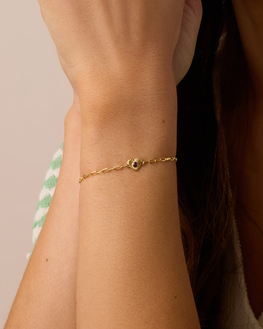 Birthstone Heart Bracelet - Image 18