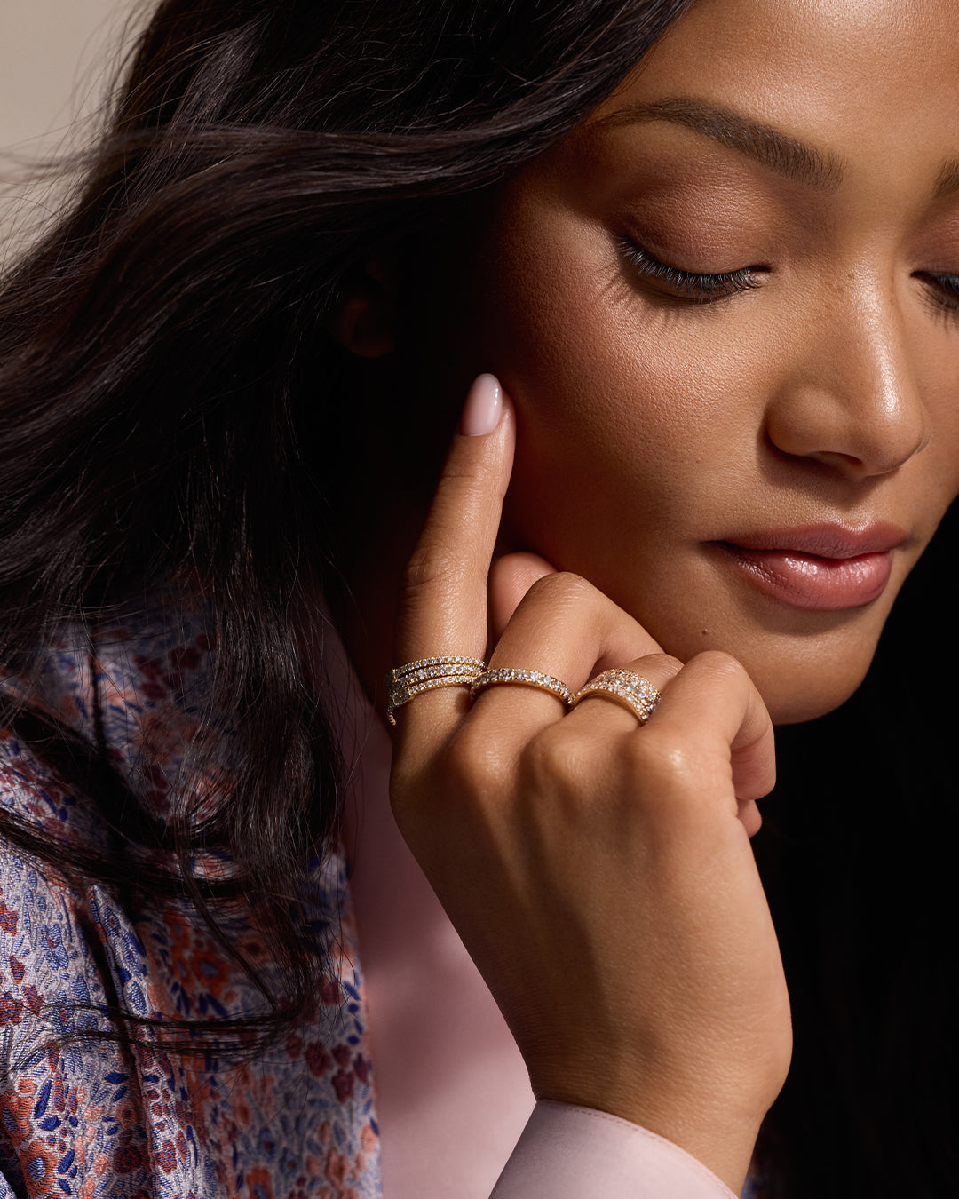 Lab Grown Diamond Eternity Ring 2mm - Image 3