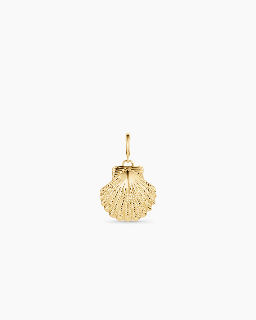 Gold Scallop Shell Parker Charm