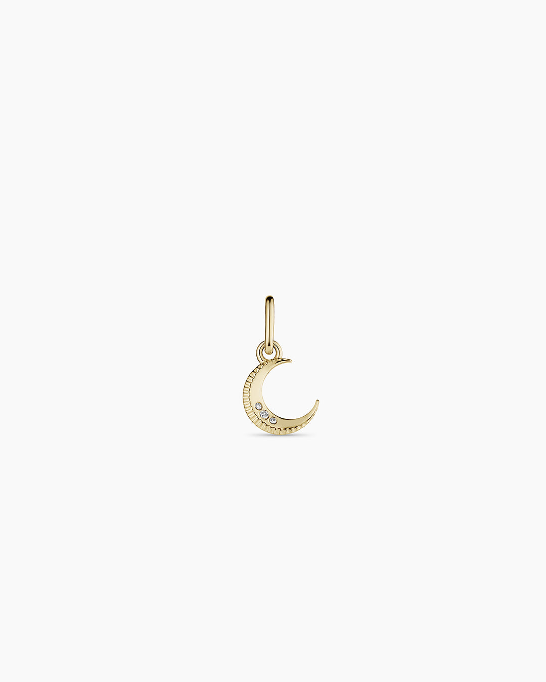 Diamond Crescent Charm