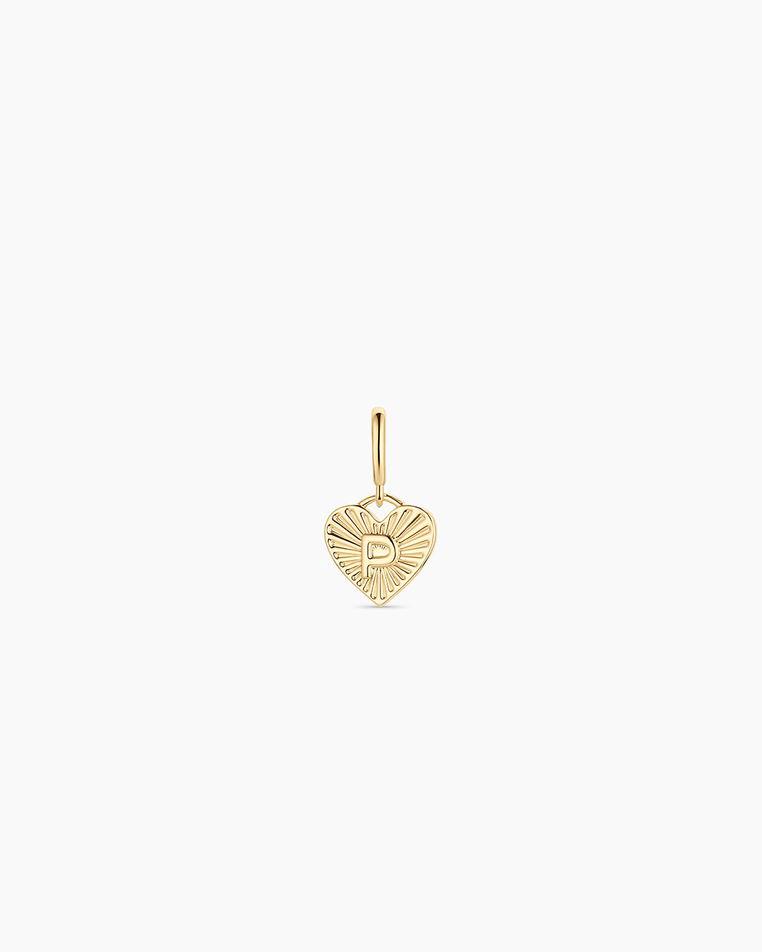 Alternative view of Vintage Heart Alphabet Parker Charm