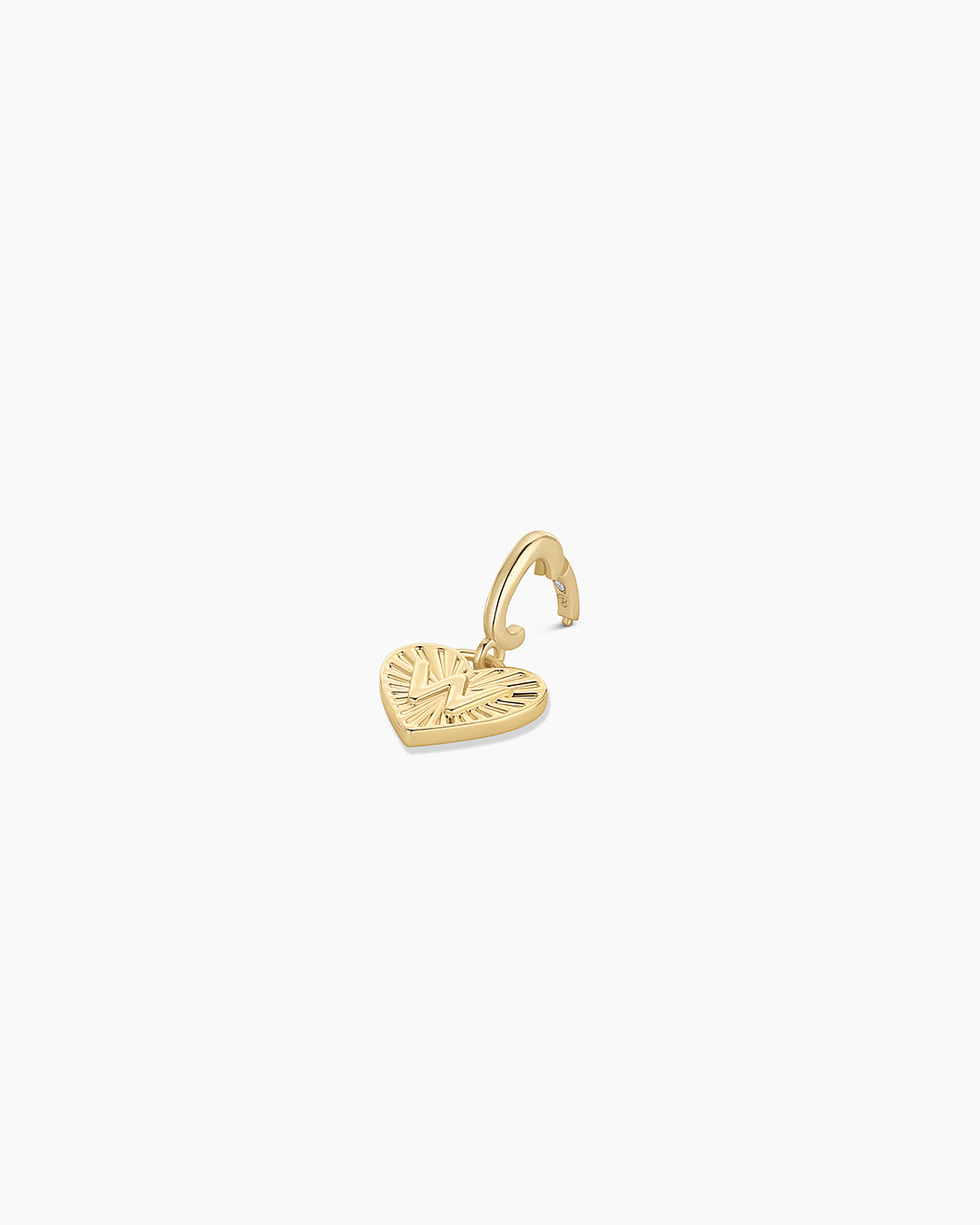 Vintage Heart Alphabet Parker Charm - Image 100