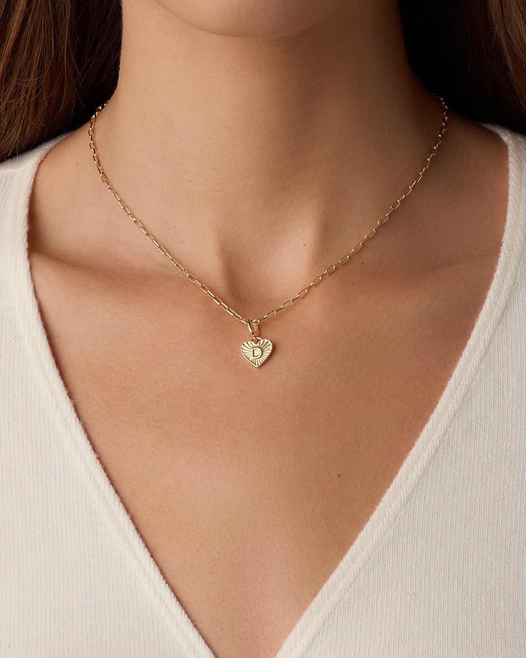 Vintage Heart Alphabet Parker Charm - Image 46