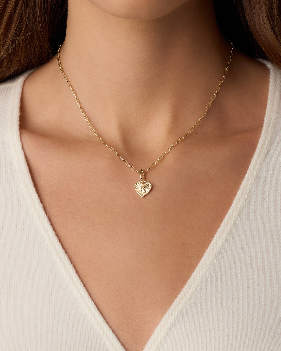 Vintage Heart Alphabet Parker Charm - Image 42