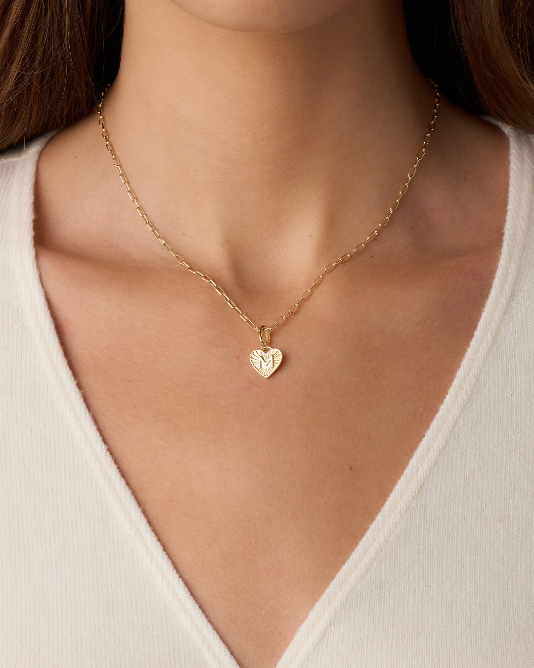 Vintage Heart Alphabet Parker Charm - Image 48