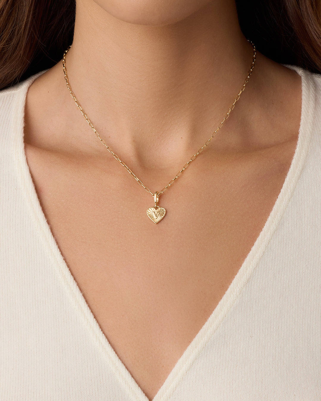 Vintage Heart Alphabet Parker Charm - Image 43