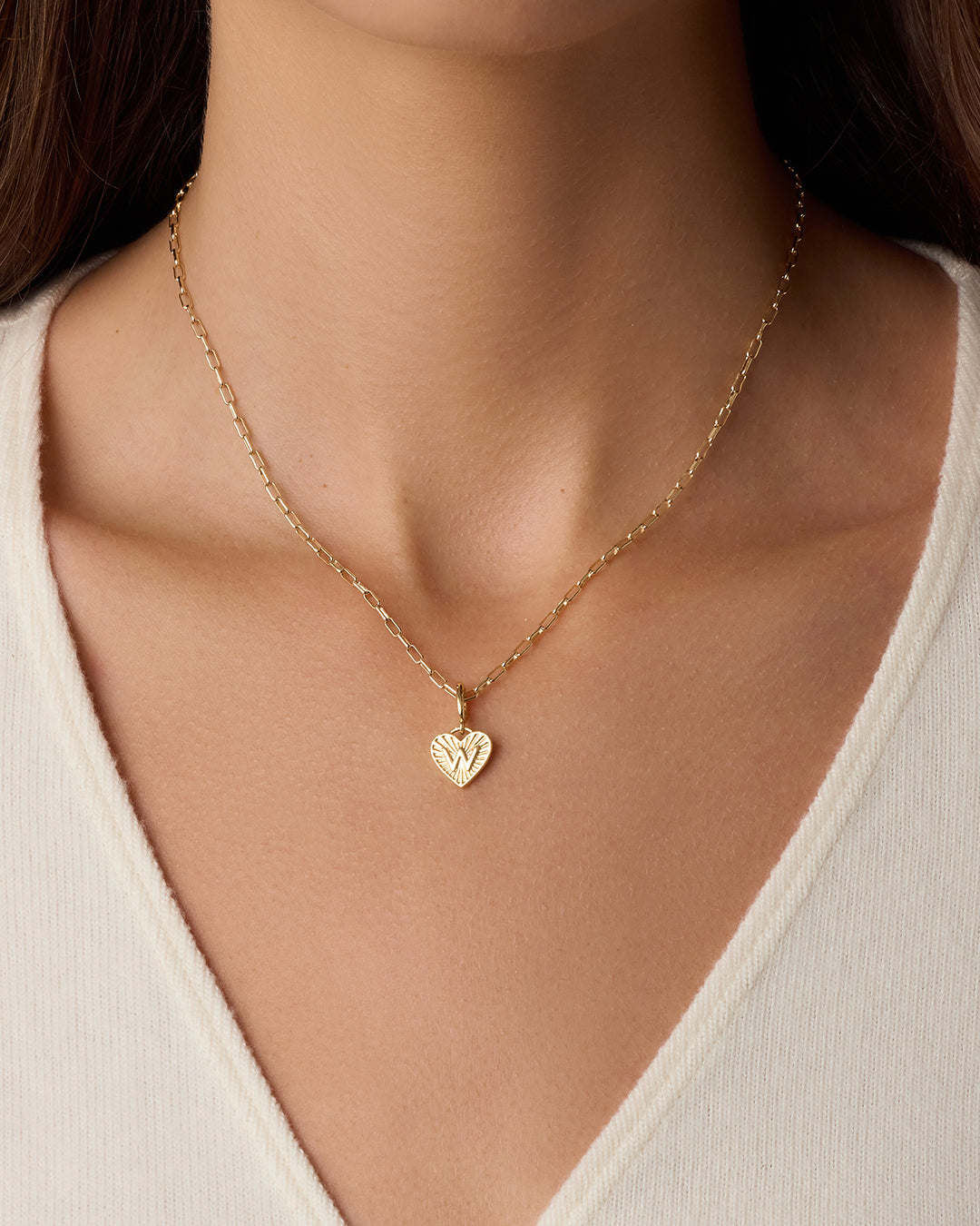 Vintage Heart Alphabet Parker Charm - Image 35