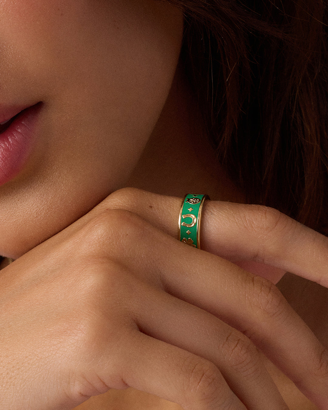 Alternative view of Feeling Lucky Ring