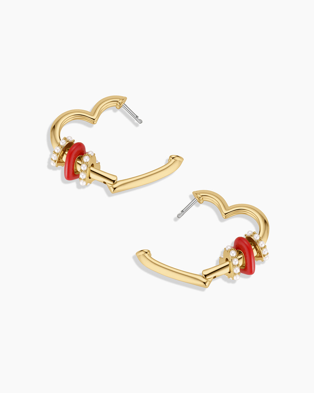 Love Pearl Hoops - Image 4