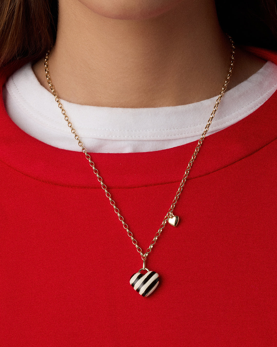 Alternative view of Campbell Heart Necklace