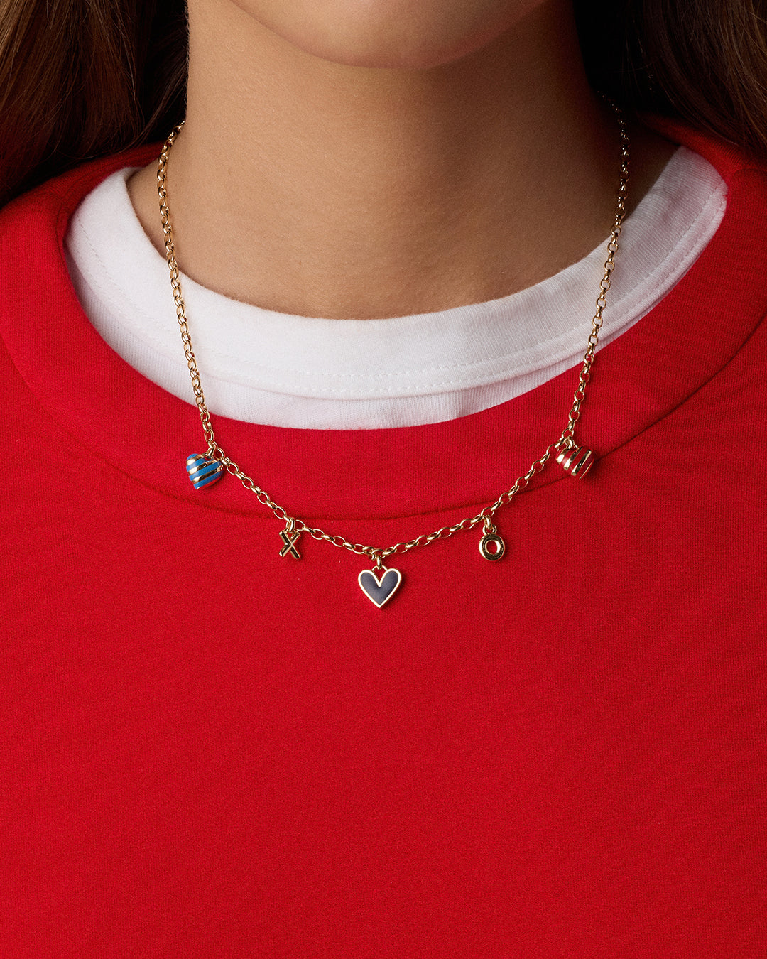 Alternative view of Campbell Heart Charm Necklace
