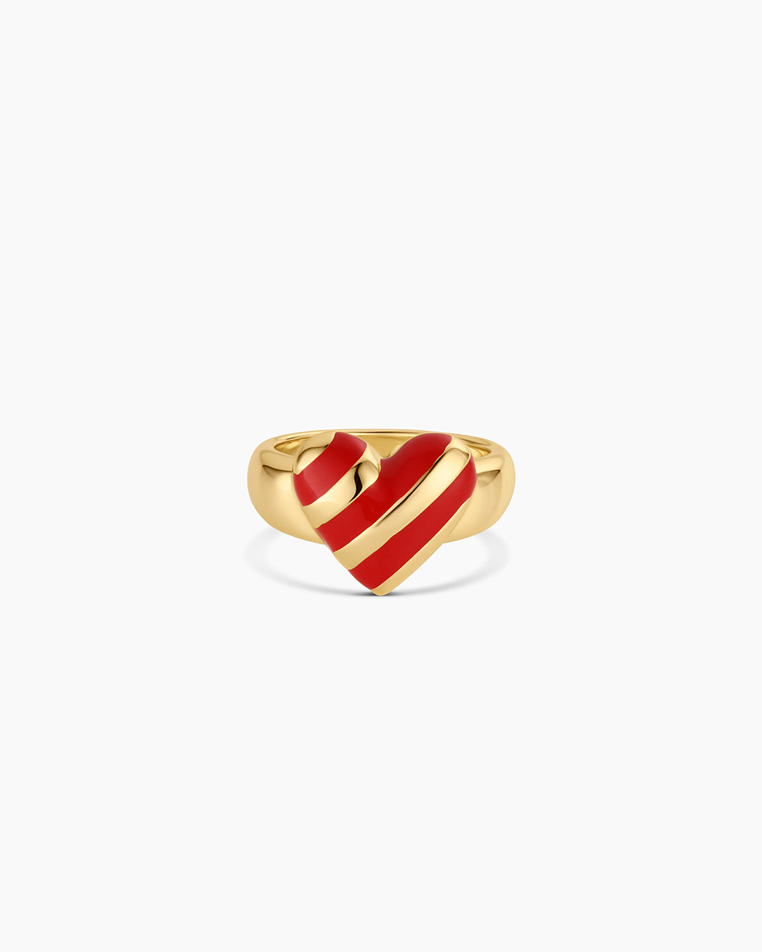 Campbell Enamel Heart Ring - Image 5